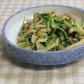 umemodoki's cooksnap of when they made しめじと豆苗のオリーブ油炒め.
