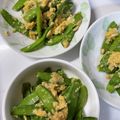 クックVIRD3V☆'s cooksnap of when they made 定番の味【さやえんどうの卵とじ】.