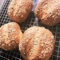 ☆あさ's cooksnap of when they made オートミールの蜂蜜香るハードブレッド.