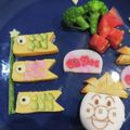 たい⭐️ゆき's cooksnap of when they made こどもの日キャラ弁＊玉子寿司のこいのぼり.