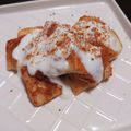 ajyurin's cooksnap of when they made 林檎キューブパンのヨーグルトかけ.