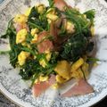 ＭＩ−ＳＡＮ's cooksnap of when they made ほうれん草とハム、卵の炒め物♫.