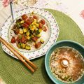 堂々食堂's cooksnap of when they made マグロのポキ丼.