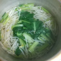 マキマキ913's cooksnap of when they made もやしと小松菜の中華風春雨スープ.