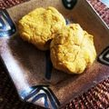 ふか谷's cooksnap of when they made かぼちゃと大豆粉のスコーン.