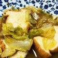 ゆゆみすけ's cooksnap of when they made 簡単！厚揚げとキャベツの煮物.