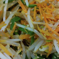 あゆたっくん's cooksnap of when they made 学校給食★もやしとピーマンのごまいため.