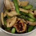 ☆こばと☆'s cooksnap of when they made 節約！簡単！ムネ肉とアスパラの塩麹炒め.