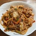 うっきー太郎's cooksnap of when they made キムチが余ったら！豚キムチうどん！.