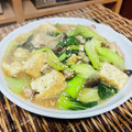 料理男子部's cooksnap of when they made 厚揚げと青梗菜のあんかけ炒め.