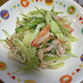 さっちゃん♡♡♡'s cooksnap of when they made 豆苗とカニカマのマヨポン炒め.