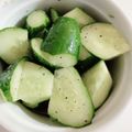 ちゃろみん's cooksnap of when they made 1分でできる塩ダレきゅうり.