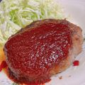 ✩こいぬ✩'s cooksnap of when they made おいしい！ハンバーグ.