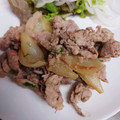 あおいゆうきっ。's cooksnap of when they made 簡単節約☆豚コマの葱塩だれ炒め。.