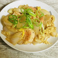 さくらん餅's cooksnap of when they made お弁当にも☆簡単！エビと新玉ねぎの卵とじ.