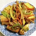 うぐいす♪'s cooksnap of when they made 焼肉のタレで厚揚げのウマウマ炒め☆お弁当.