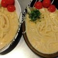おくみの's cooksnap of when they made ウェイパーで♡ふわふわ牛乳味噌うどん.