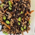 kohamajima's cooksnap of when they made 鶏ひき肉とひじきの炒め煮.