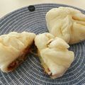 yokoyoko76's cooksnap of when they made 食パンで！ミートボールピザまん.