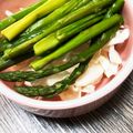 みりん調味料's cooksnap of when they made レンジで簡単♪茹でアスパラ.