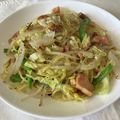 kehkun's cooksnap of when they made 調味料全部小さじ１☆簡単ネギ塩焼きそば.