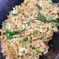 pnkdiamond's cooksnap of when they made レタスと卵のお一人炒飯.