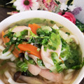 ゆるмαмα's cooksnap of when they made 魚肉ソーセージのちゃんぽん風うどん.