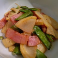そうたっく's cooksnap of when they made 筍と絹さやのガリバタ焦がし醤油炒め♪.