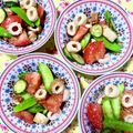 ふたごゆき's cooksnap of when they made スナップエンドウと竹輪・胡瓜のサラダ♪.