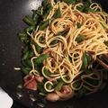 ame-ikuru's cooksnap of when they made インゲンとベーコンのパスタ.