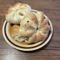 おかめ695's cooksnap of when they made HB生地＊可愛いリング♡チョコ胡桃パン.