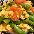 ころころ9コロン's cooksnap of when they made スナップエンドウと卵の中華炒め。.