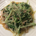 ベティ３'s cooksnap of when they made 水菜とひき肉のエスニック風炒め.
