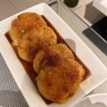 B7282E's cooksnap of when they made とろ〜りモチモチ✨チーズinいももち♡.