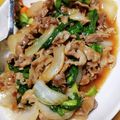 cotton777's cooksnap of when they made 新玉ねぎと肉ニラ炒め.