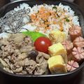 ことぴぃ's cooksnap of when they made 簡単美味しい♪お弁当用濃い味牛こま焼肉♪.