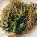 ベティ３'s cooksnap of when they made 水菜焼きそば　賛否両論レシピやってみた.