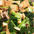 伊達こまち's cooksnap of when they made 厚揚げしめじ小松菜のオイスターソース煮.