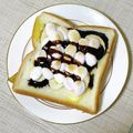 キンプリ's cooksnap of when they made ～チョコバナナスモアトースト～.
