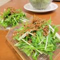 nafyuu's cooksnap of when they made 水菜とちりめんじゃこのサラダ.