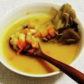私市ビッキーズ津門巳's cooksnap of when they made “食べるかぼちゃスープ&豆･きのこ入”.