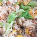 くむちん's cooksnap of when they made 包丁いらず♪鮭たまレタスチャーハン♡.