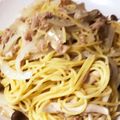 クック3Q10BC☆'s cooksnap of when they made ♡ツナスパゲッティ玉ねぎソースがけ♡.