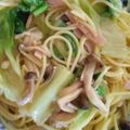 まりゆりひろこ's cooksnap of when they made だしがらの和風きのこパスタ.