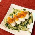 caruga's cooksnap of when they made ゆで卵とキュウリのサラダ　ピータン風.