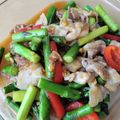 ぎんにゃむ's cooksnap of when they made アスパラと豚肉の中華風ピリ辛炒め♪.
