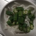 kyokoha's cooksnap of when they made 大根とオクラのサッパリサラダ.