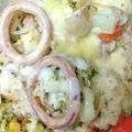 xyzクック's cooksnap of when they made 冷やご飯であさりとイカのリゾット.
