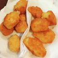 りんご☆ミ's cooksnap of when they made 超簡単！揚げない！さくもち豆腐ドーナツ❤.