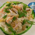 papikun's cooksnap of when they made たけのこと海老のちらし寿司。.